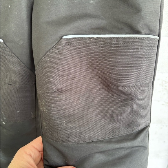 Swiss Tech Black Winter Overalls with Reflective Strips - Picture 3 of 6